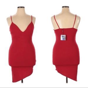 Missguided | Red Bodycon Dress